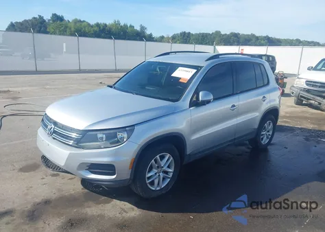 2015 Volkswagen Tiguan S z USA, uszkodzony, nr VIN WVGAV7AX6FW507139
